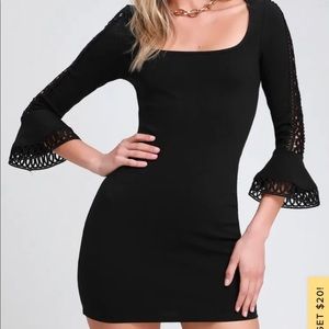 Lulus Black Dress XS